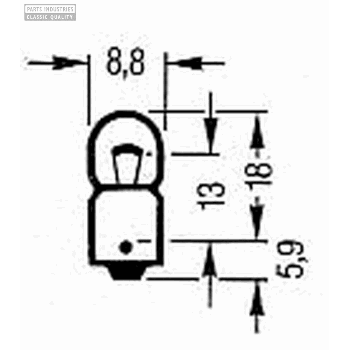 BOLLAMP 12V 2W BOLLAMP 12V 2W