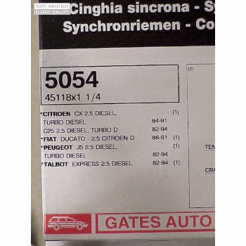 CAMSHAFT BELT 118