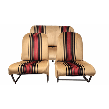 CDATA[Dieses Bezugset für einen Citroën 2CV umfasst zwei Sitzbezüge und eine Bankabdeckung in einem stilvollen asymmetrischen beige gestreiften Stoff. Gefertigt aus hochwertigen Materialien mit passgenauem Sitz, sorgt es für Komfort und verleiht dem Innenraum Ihres Fahrzeugs ein frisches Aussehen. Perfekt für Autoenthusiasten, die ihren klassischen Citroën personalisieren oder aufwerten möchten, bietet dieses Set eine perfekte Balance zwischen Ästhetik und Funktionalität. Einfach zu montieren, schützen diese Bezüge vor Abnutzung und verleihen Ihrem Auto einen zeitgemäßen Touch. Entdecken Sie die Freude am stilvollen Fahren mit dieser eleganten und praktischen Polsterlösung für Ihren ikonischen Citroën 2CV neu.
+32 (0)87 78 51 24
+32 (0)87 78 44 35
+32 (0)87 78 44 35
Openingstijden
Ma. Di. Do.09:00 - 12:30
13:00 - 17:00
Wo. Vrij. Gesloten
(Bel naar +31 (0)71 - 541 9450)
Zat. & Zon.Gesloten
![BEKLEDINGSET BEIGE RAYE ASYMMETRISCH BEKLEDINGSET BEIGE RAYE ASYMMETRISCH